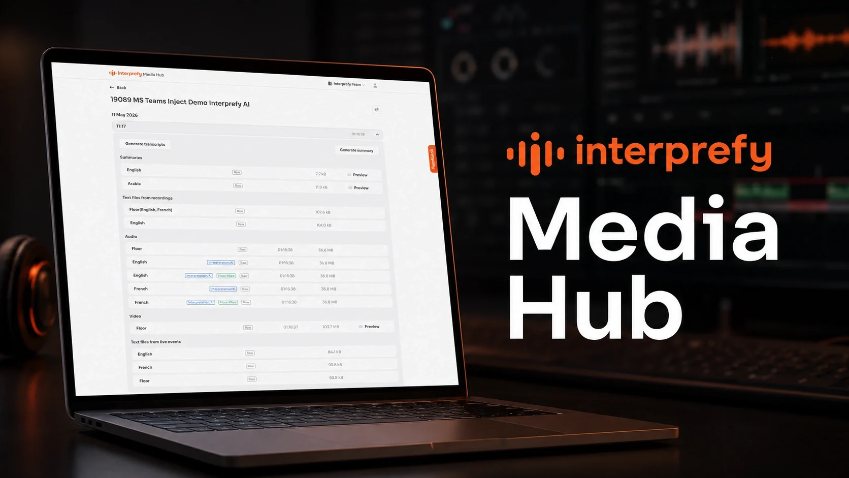 Interprefy Media Hub Feature Image